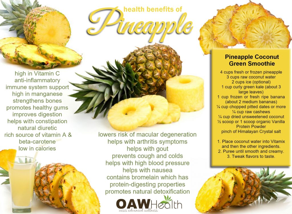 Health Benefits of Pineapple health benefits of pineapple