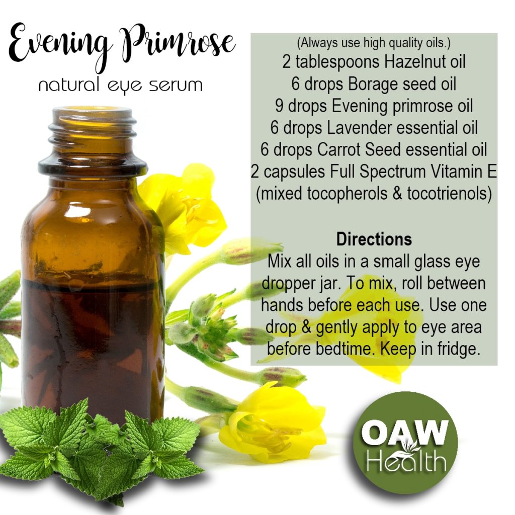 Evening Primrose Natural Eye Serum Recipe