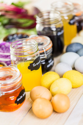 natural dyes for easter eggs