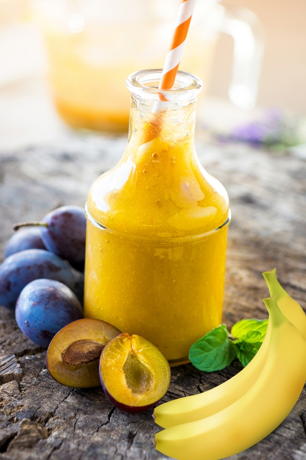 plum banana smoothie